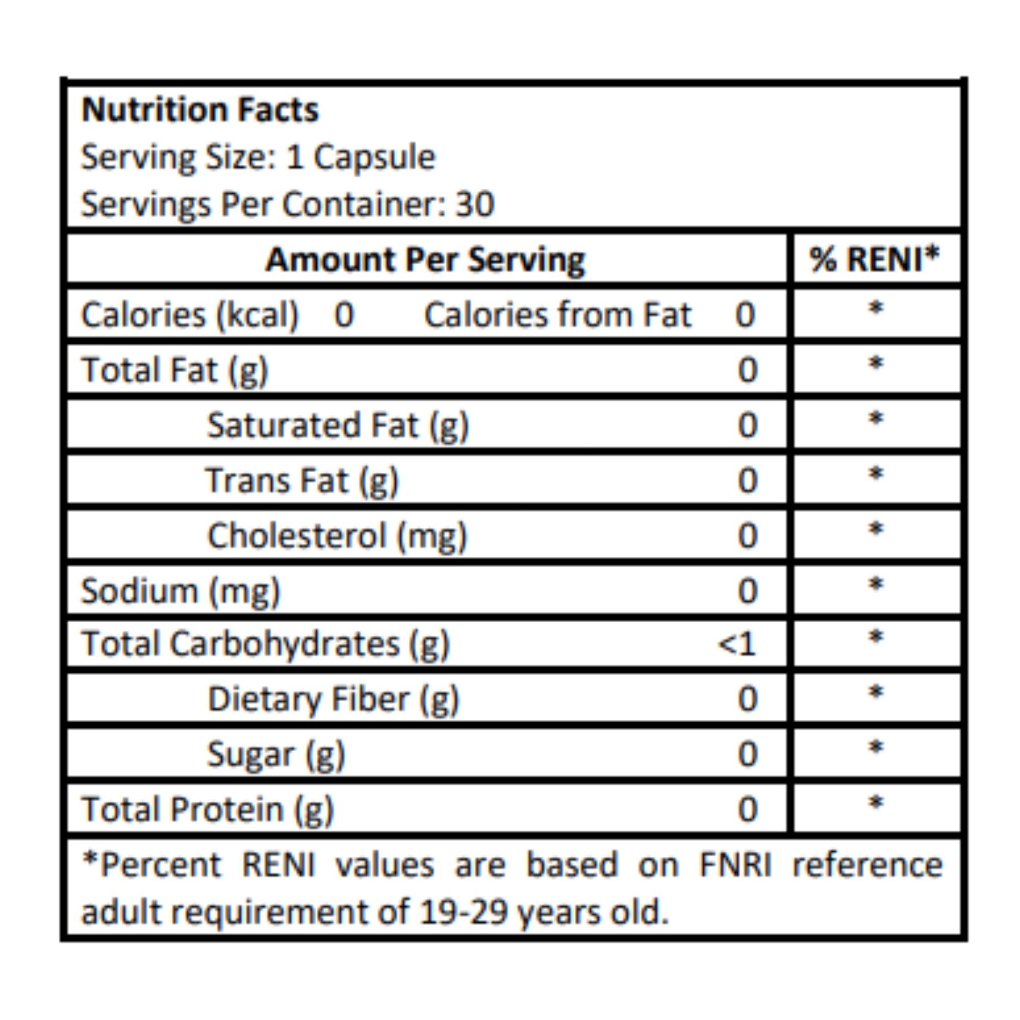 Cinnamon Bark 600mg 1 Vegetarian Capsule