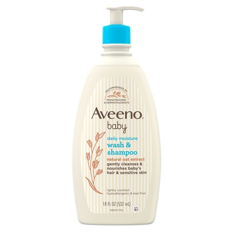 Aveeno Baby Daily Wash & Shampoo 532ml - Newborn, For Sensitive Baby Skin, Baby Care, Baby Bath