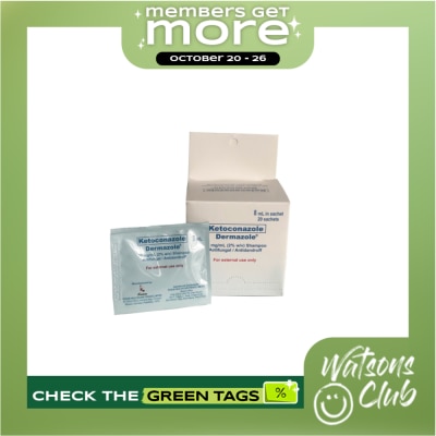 DERMAZOLE DERMAZOLE Ketoconazole Antidandruff Shampoo Sachet 8ml image