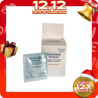 DERMAZOLE DERMAZOLE Ketoconazole Antidandruff Shampoo Sachet 8ml