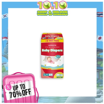 WATSONS WATSONS Baby Diaper Tape Medium 18+2 Pads