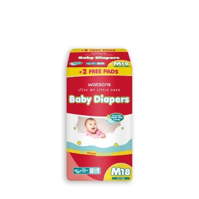 WATSONS WATSONS Baby Diaper Tape Medium 18+2 Pads