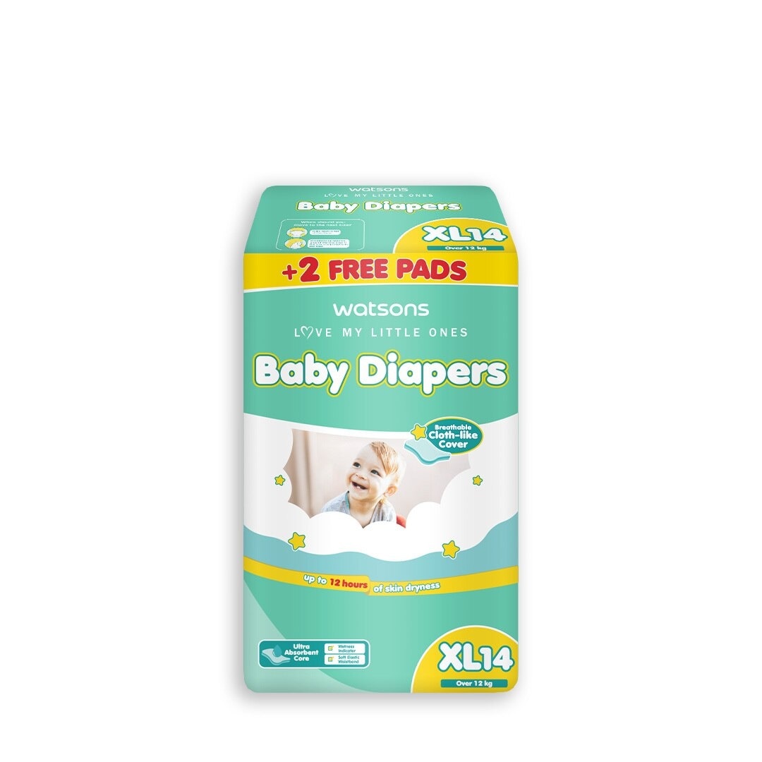 WATSONS Baby Diaper Tape Extra Large 14+2 Pads