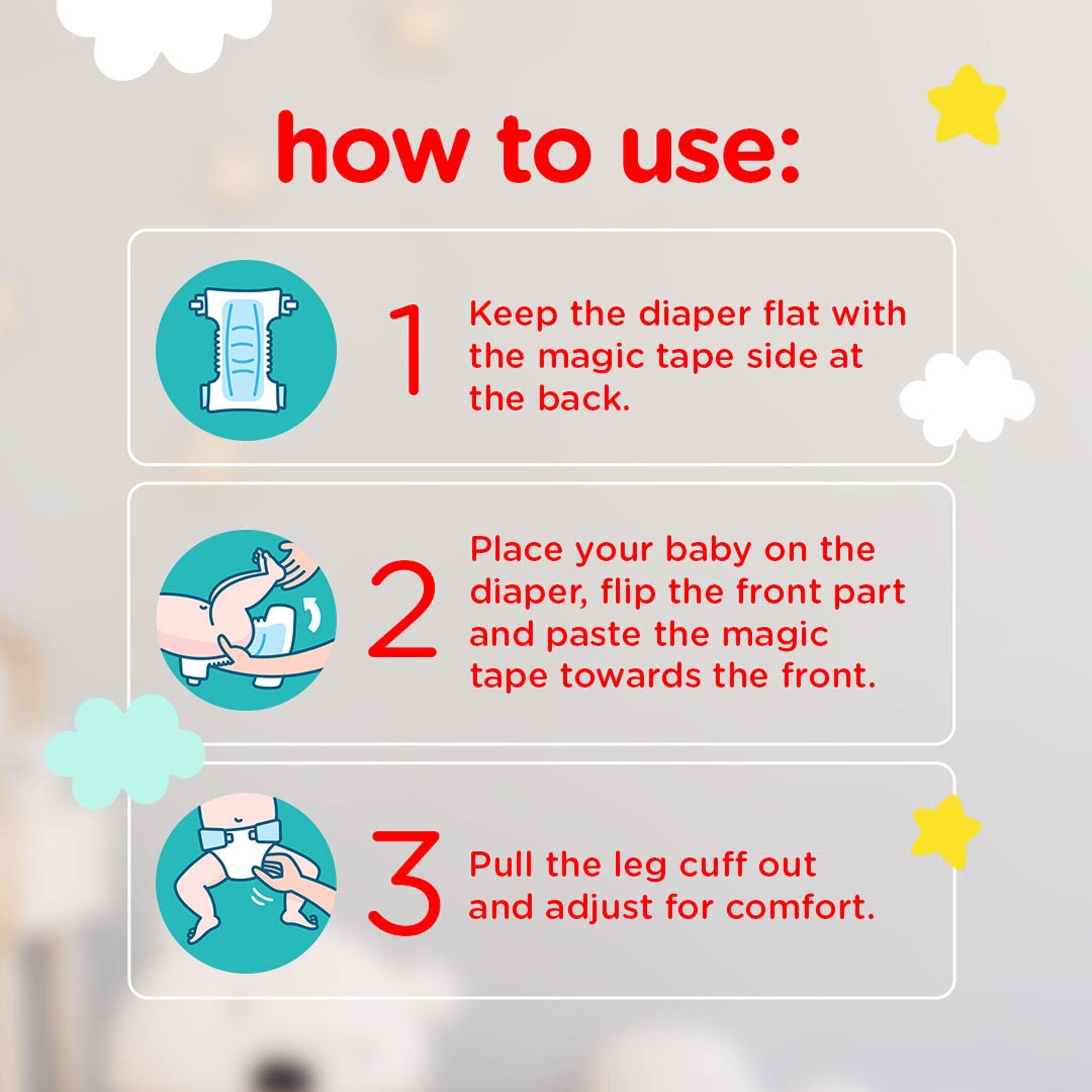 WATSONS Baby Diaper Tape Large 16+2 Pads