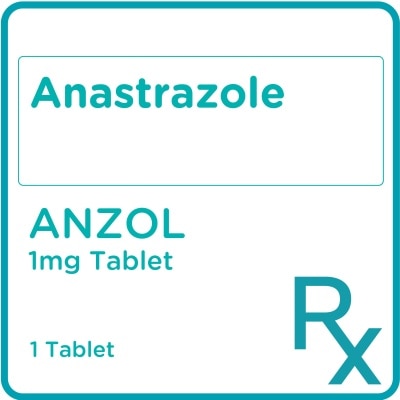 ANZOL Anastrazole  1mg 1 Tablet [PRESCRIPTION REQUIRED]