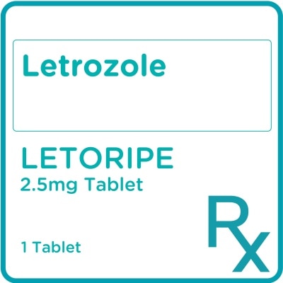 LETORIPE Letrozole 2.5mg 1 Tablet [PRESCRIPTION REQUIRED]