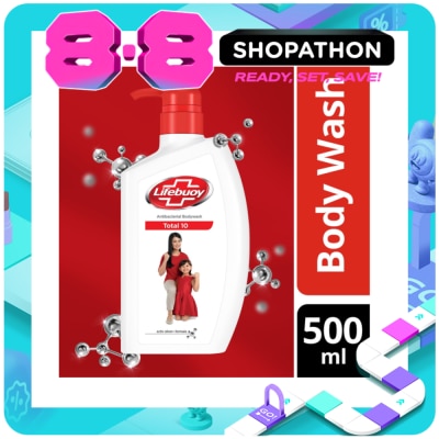 LIFEBUOY - Antibacterial Bodywash Total 10 500ml image