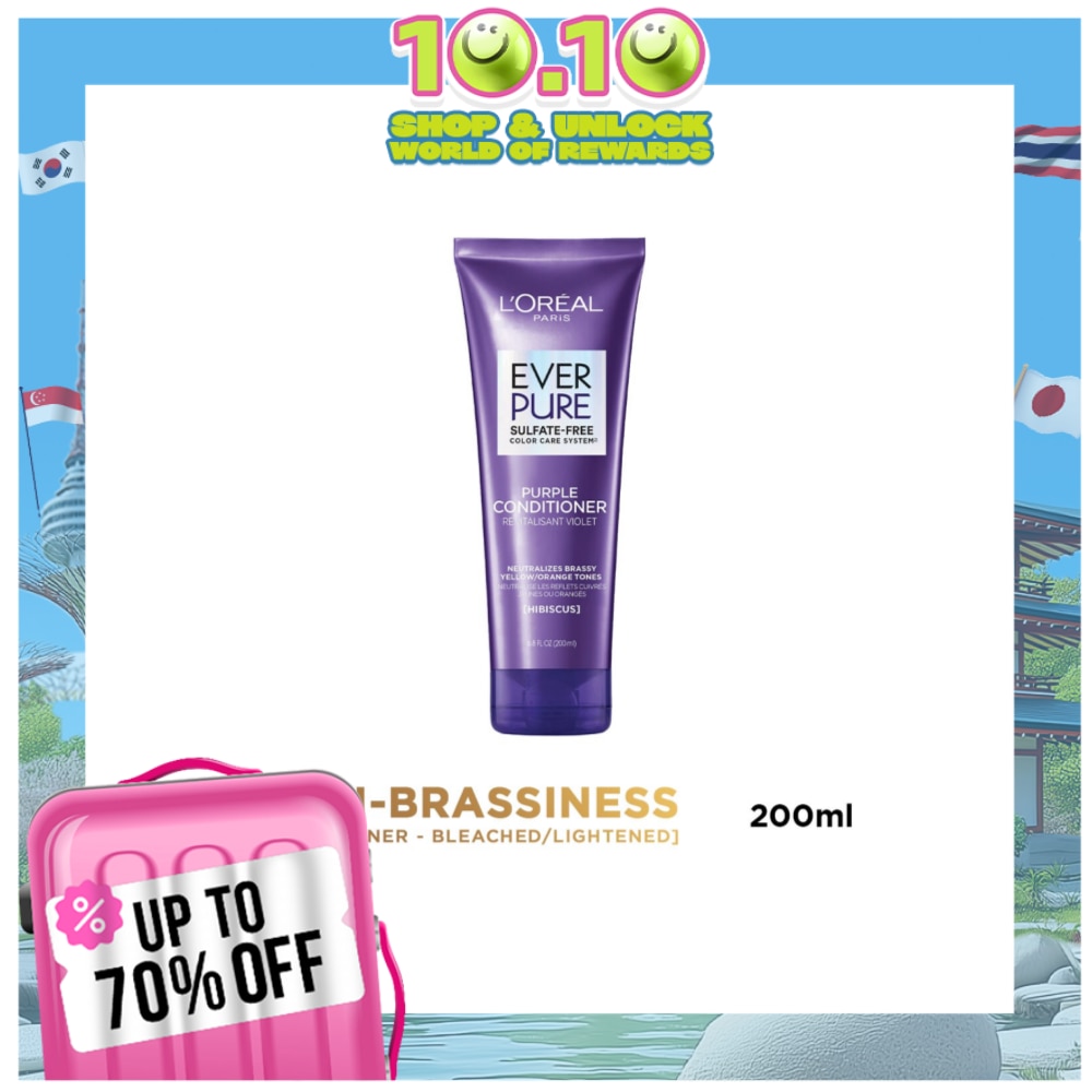 Everpure Brass Toning Purple Conditioner 200mL [Sulfate Free]