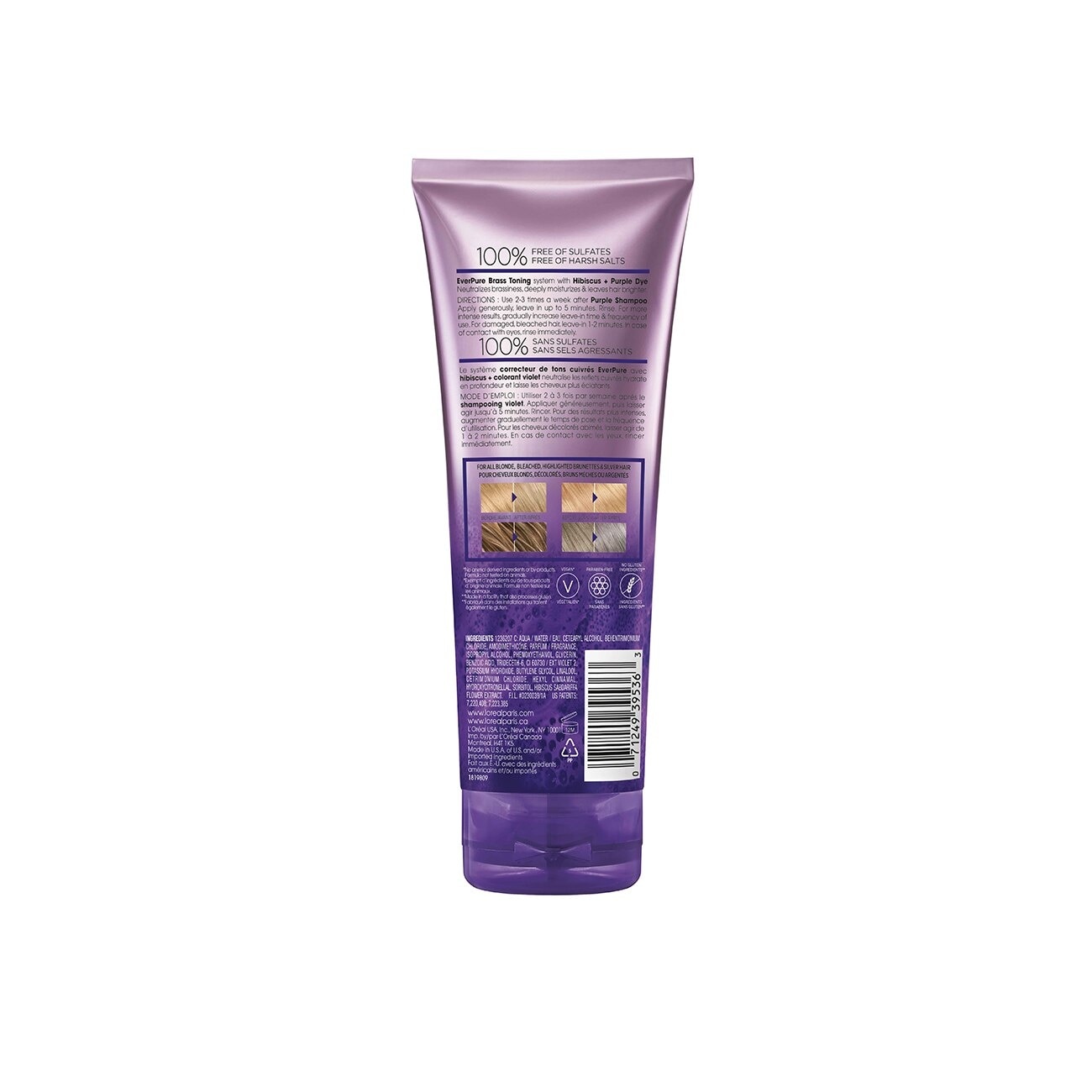 Everpure Brass Toning Purple Conditioner 200mL [Sulfate Free]