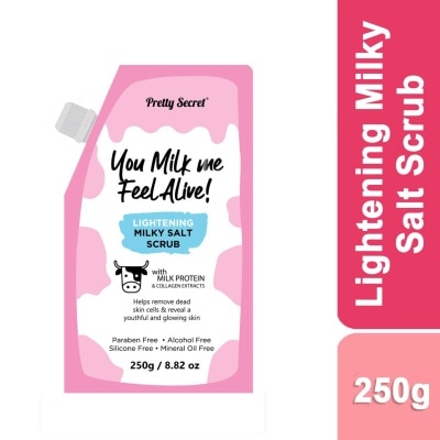 PRETTY SECRET Lightening Milky Salt Scrub 250g