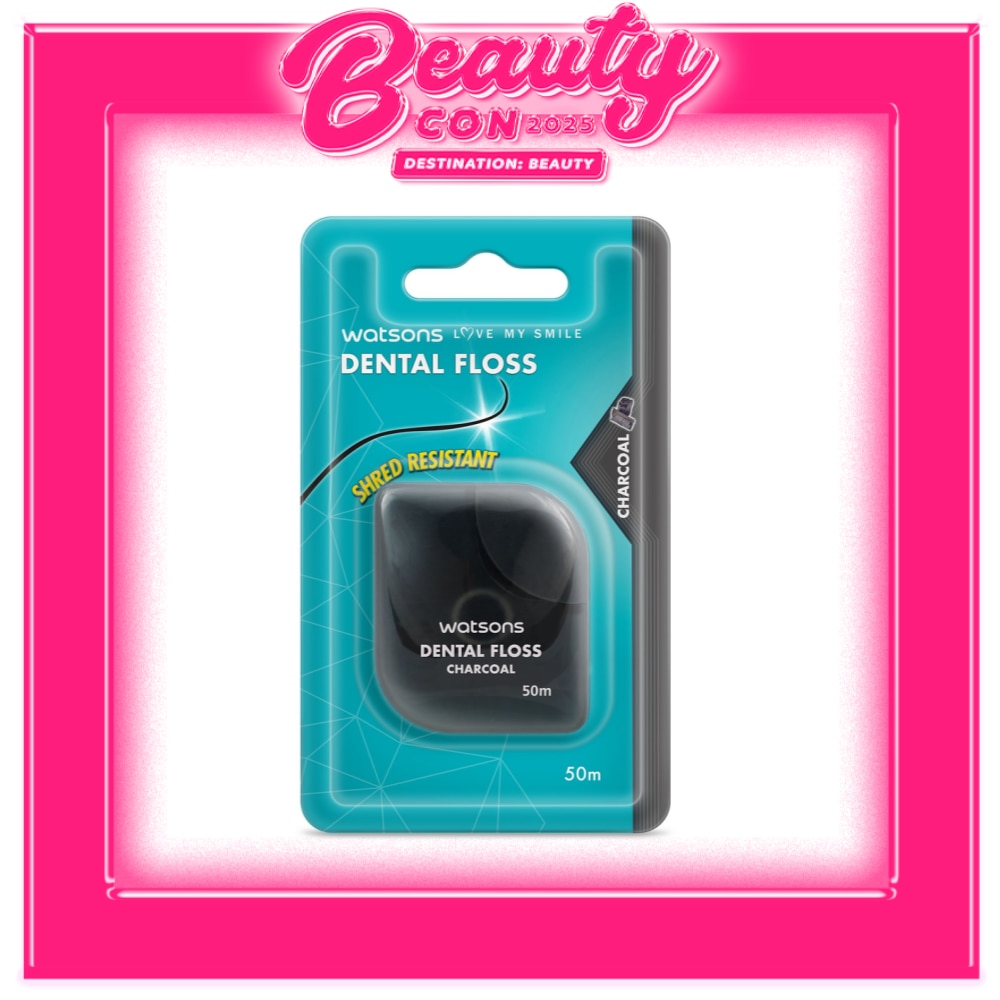 Love my Smile Dental Floss Charcoal 50M