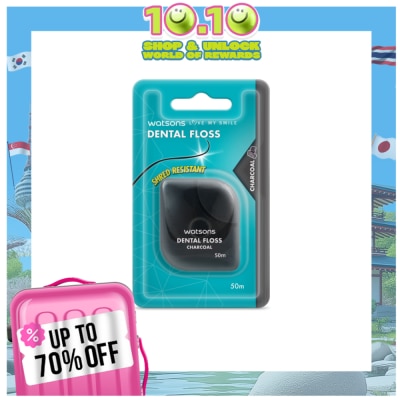 WATSONS Love my Smile Dental Floss Charcoal 50M