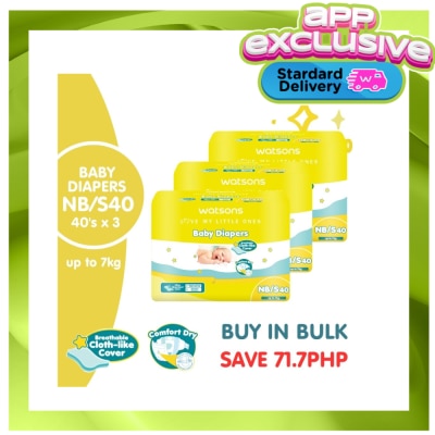 WATSONS Diaper Tape Jumbo Newborn 120pcs