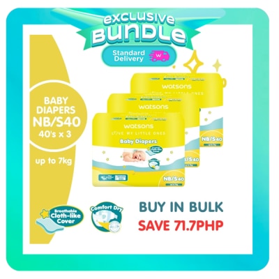 WATSONS - Diaper Tape Jumbo Newborn 120pcs