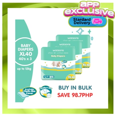 WATSONS Diaper Tape Jumbo XL 120pcs