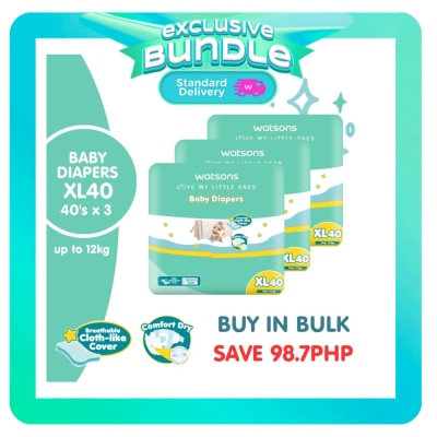 WATSONS Diaper Tape Jumbo XL 120pcs