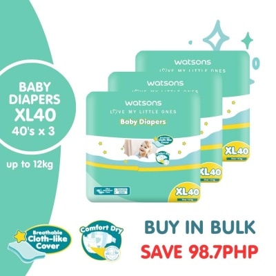 WATSONS Diaper Tape Jumbo XL 120pcs