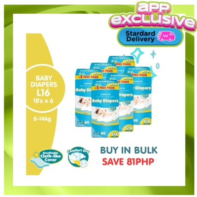 WATSONS Diaper Tape Large Pack 108pcs
