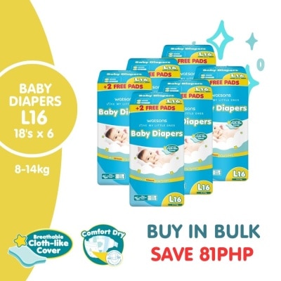 WATSONS Diaper Tape Large Pack 108pcs