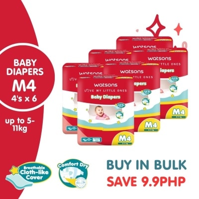 WATSONS Diaper Tape Medium 24pcs