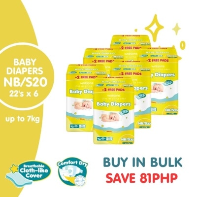 WATSONS Diaper Tape Newborn Pack 132pcs