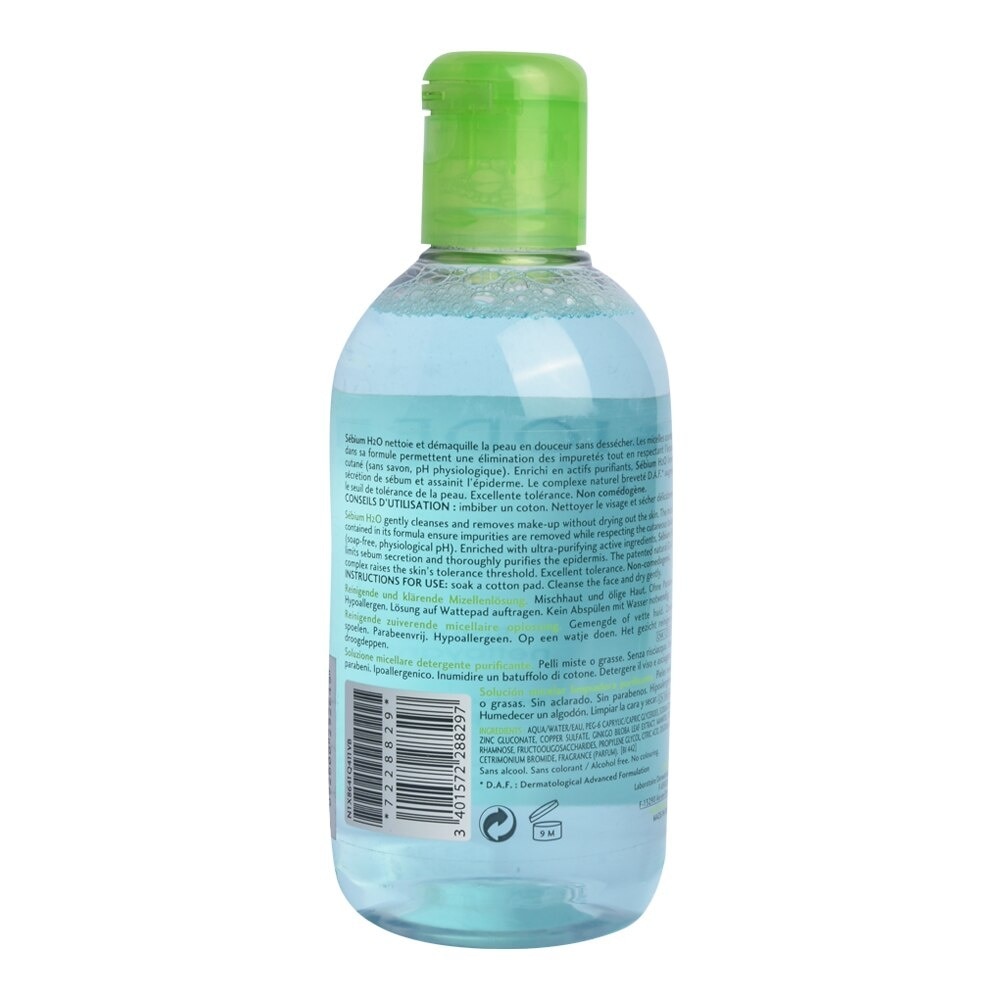 Sebium H2O Micellaire Solution Green 250ml