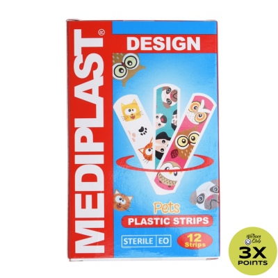 MEDIPLAST Pet Plastic Strips (Sterile) 12 Strips