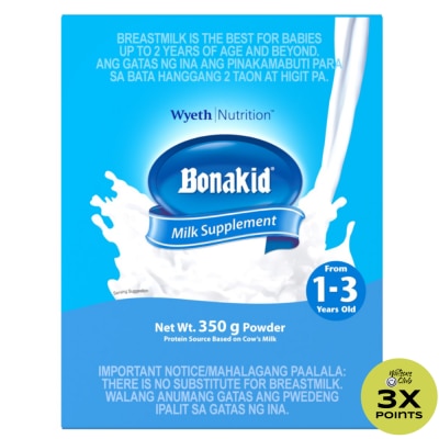 BONAKID Stage 3 Powdered Milk Drink For Children 1 to 3 Years Old 350g Box