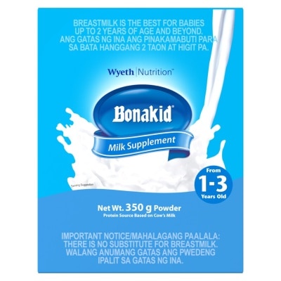 BONAKID Stage 3 Powdered Milk Drink For Children 1 to 3 Years Old 350g Box