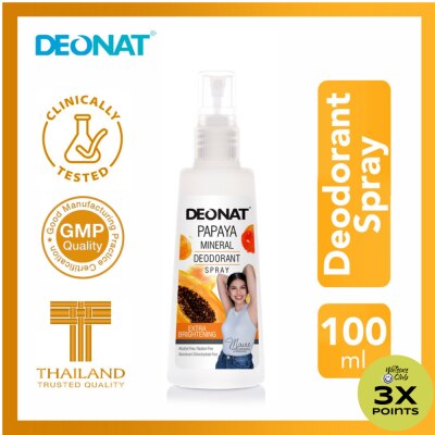 DEO NAT Papaya Mineral Deodorant Spray 100ml