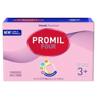 PROMIL Four powdered milk drink for pre-schoolers over 3 years old 2.4kg bag in box