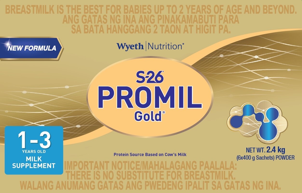 Promil Gold? Three Milk Supplement for Kids 1-3 Years Old 2.4kg bag in box