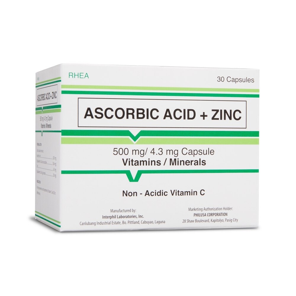 Ascorbic Acid plus Zinc 30 Capsules