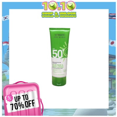 WATSONS Aloe Face and Body Lotion SPF50+ 100ml