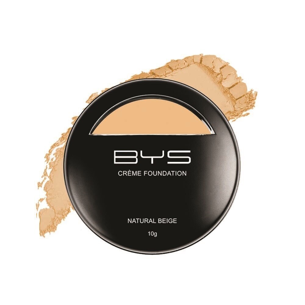 Crme Foundation With Sponge Natural Beige 10g