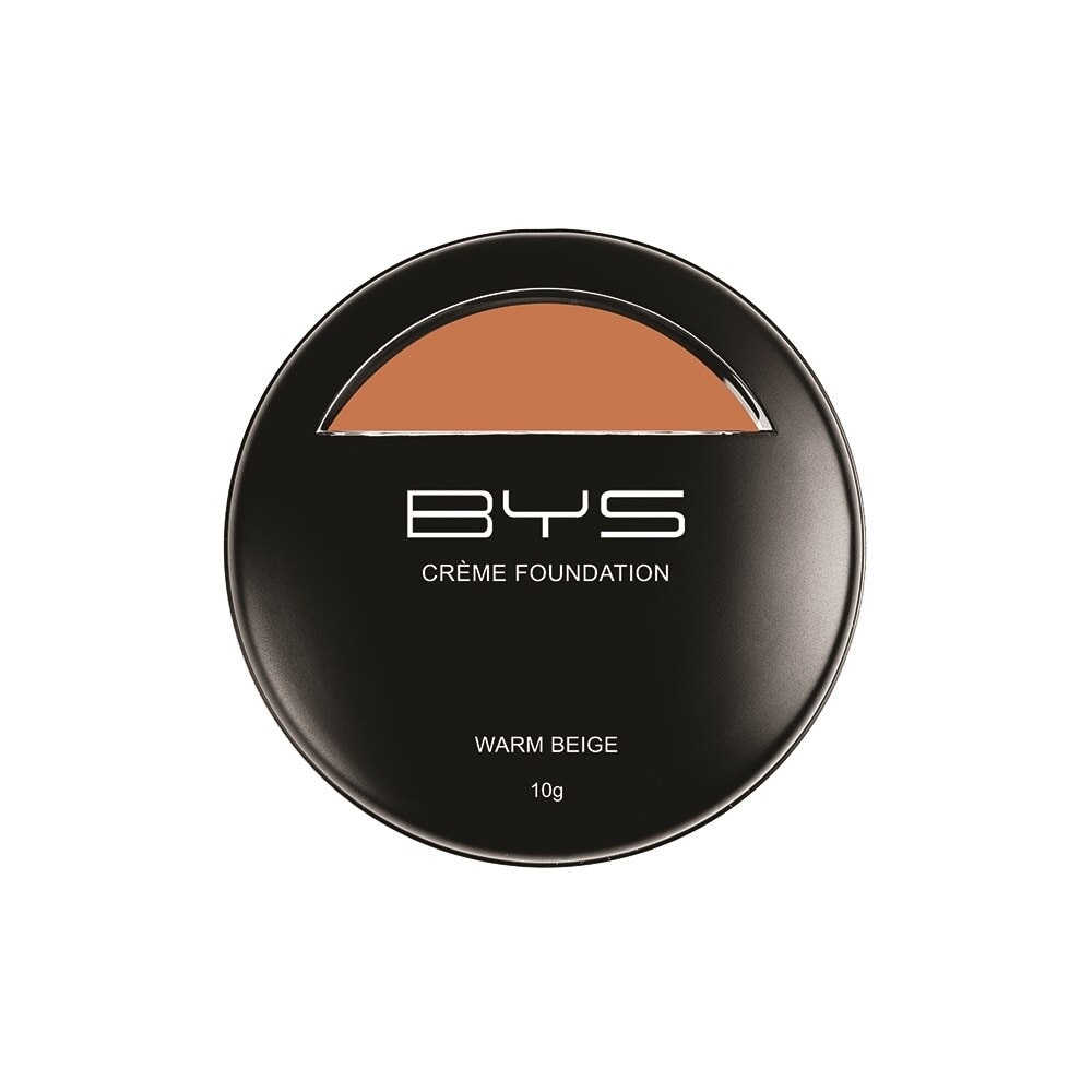 Bys Foundation Crème With Sponge - Warm Beige