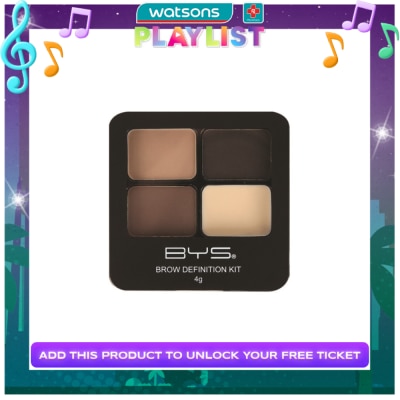 BYS Brow Definition Kit With Wax Wow Brows 4g