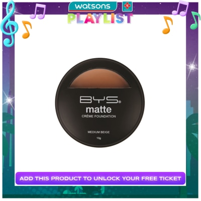 BYS Matte Crme Foundation Medium Beige 10g