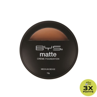 BYS Matte Crme Foundation Medium Beige 10g