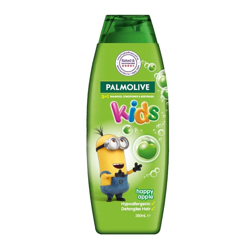 Kids 3-in-1 Shampoo, Body Wash and Conditioner Happy Apple 350ml