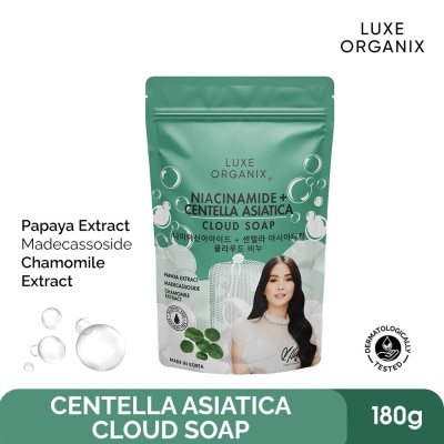 LUXE ORGANIX Luxe Organix Niacinamide + Centella Asiatica Calming Cloud Soap 180g