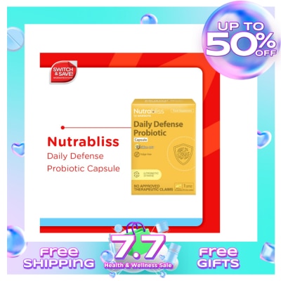 NUTRABLISS WS Daily Defense Probiotic 1 Capsule