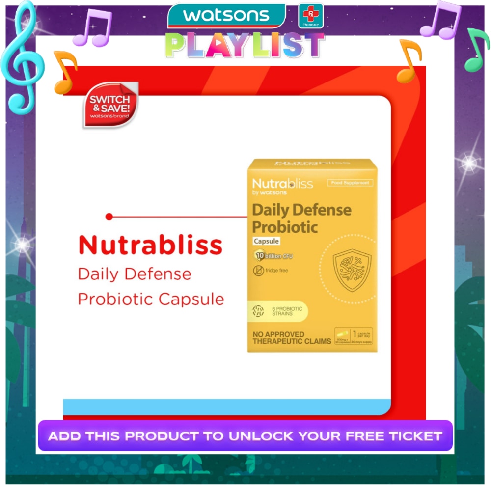 NUTRABLISS WS Daily Defense Probiotic Sold Per Piece