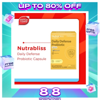 NUTRABLISS WS Daily Defense Probiotic 1 Capsule
