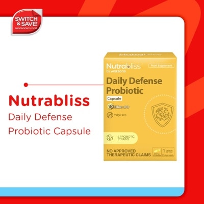 NUTRABLISS WS Daily Defense Probiotic 1 Capsule