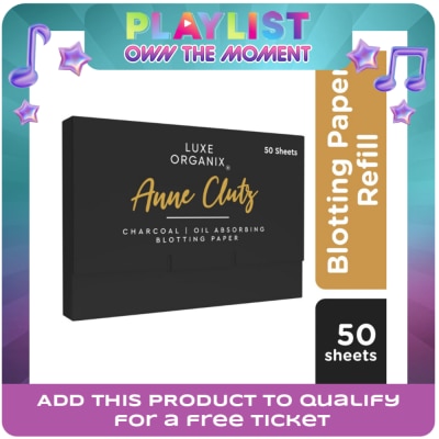 LUXE ORGANIX - Luxe Organix Anne Clutz Charcoal Oil Absorbing Blotting Paper Refill 50 Sheets