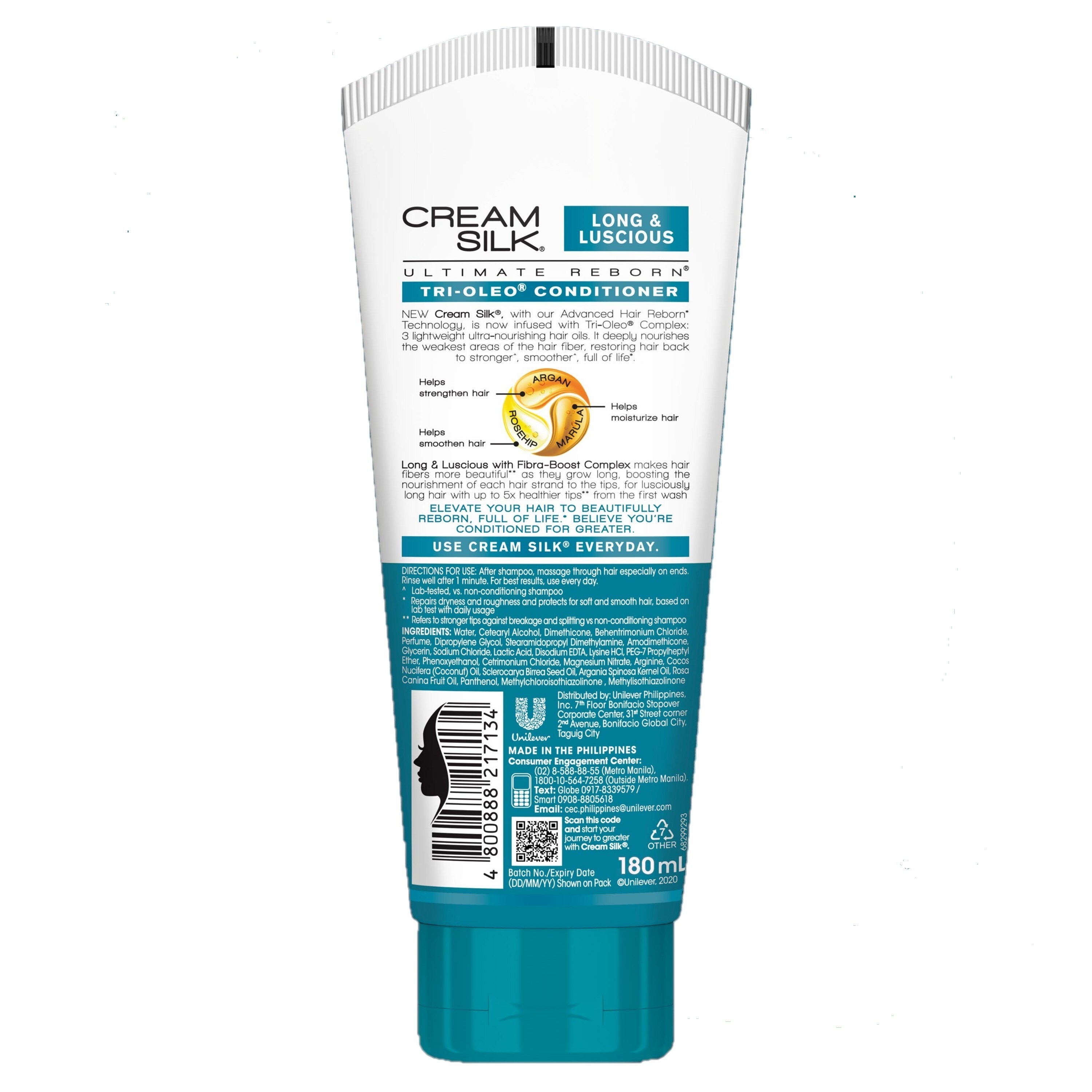 Cream Silk Ultimate Reborn Long & Luscious Tri-Oleo Conditioner 170ml