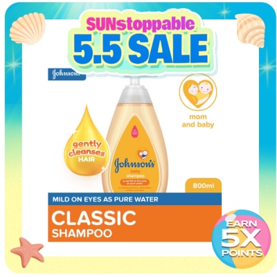 JOHNSONS BABY - Johnson's Baby Shampoo 800ml - Baby Essentials, Baby Care, Shampoo for Kids