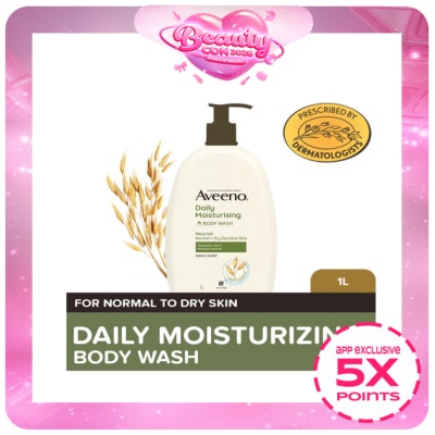 AVEENO - "Daily Moisturizing Body Wash 1L - Bodywash for Normal to Dry Skin Sensitive Skin"