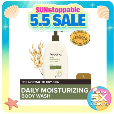 AVEENO - Aveeno Body Wash Daily Moisturizing 1L